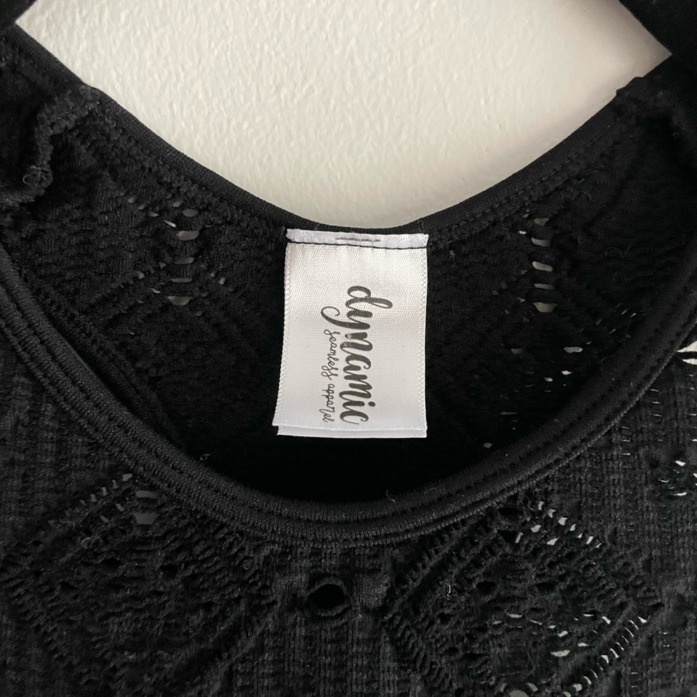 Black High Neck Dynamic Tank - Picture 2 of 3
